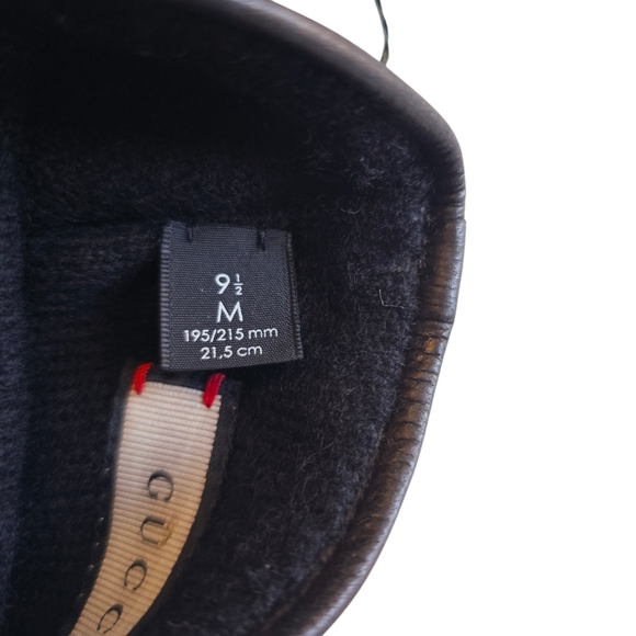 Gucci Brown Leather Men's Gloves - Picture 5 of 5